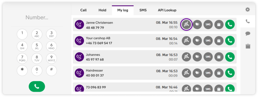 API lookup integration - Telia Smart Connect